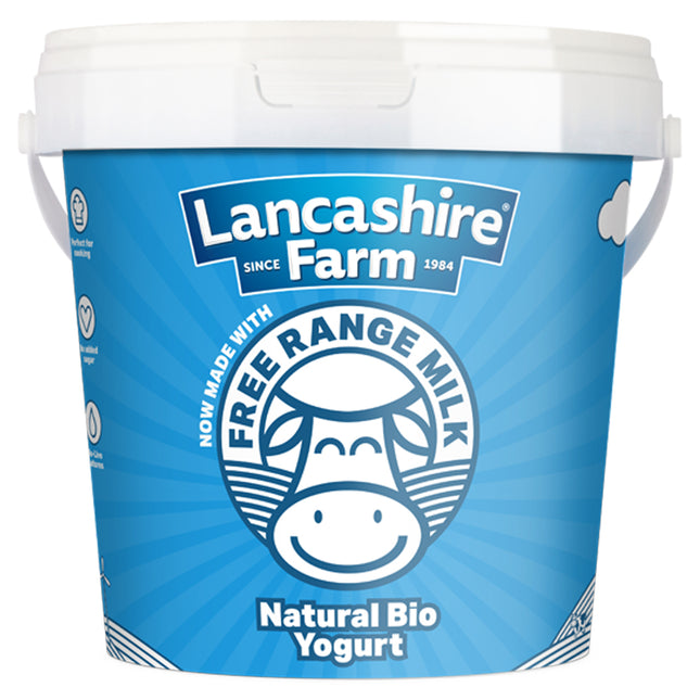 Lancashire Farm Natural Bio Yogurt 1KG