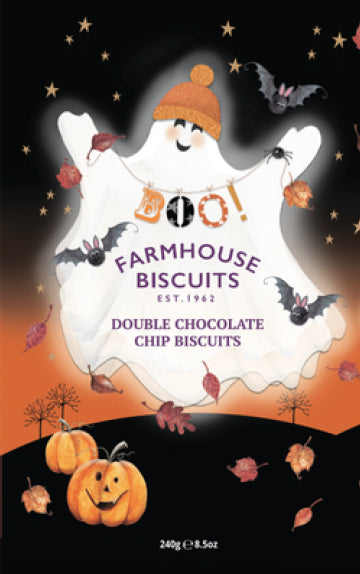 Farmhouse Biscuits Halloween Double Chocolate Tube 240g