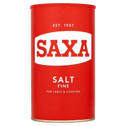 Saxa Salt Table Drum 750g