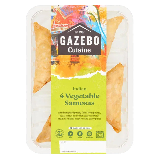 Gazebo 4 Vegetable Samosa 160g