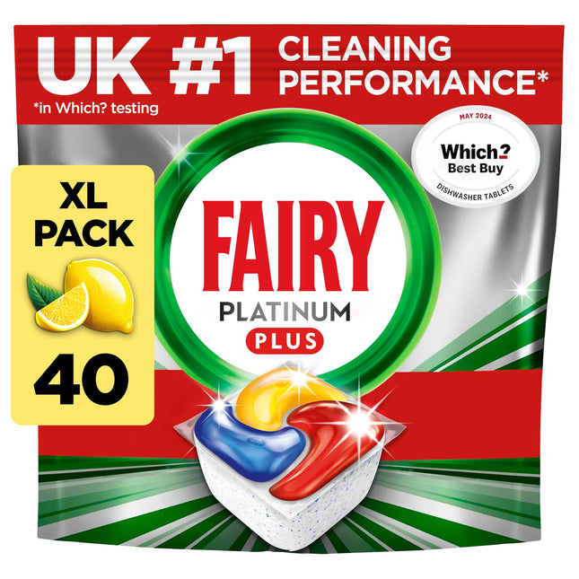 Fairy Platinum Plus Lemon ADW 40CT