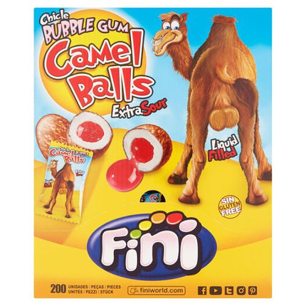 Fini Camels Balls Bubble Gum Display 6X200