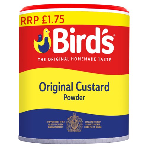 Bird's Cust Pwdr Drum PMP £1.75 250g