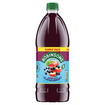 Robinsons NAS Fruit Squash Apple & Blackcurrant 2L