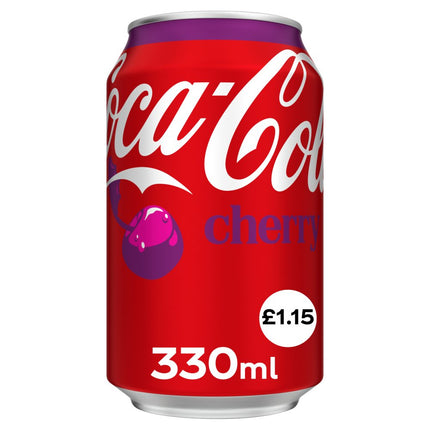 Coca Cola Cherry PMP £1.15 330ml