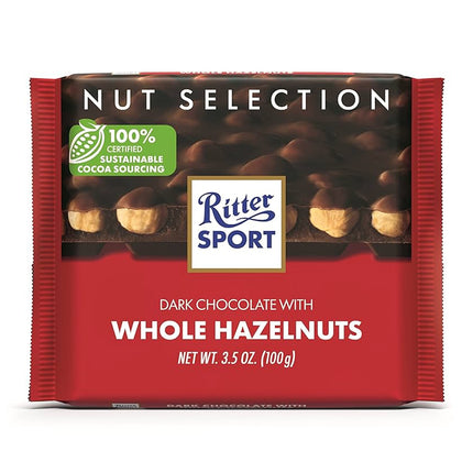 Ritter Sport Dark Whole Hazelnut 5PK 100g