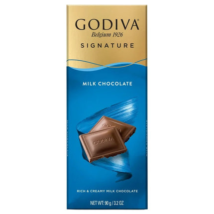 Godiva Signature Tablets Milk Chocolate 90G EMEA   90g