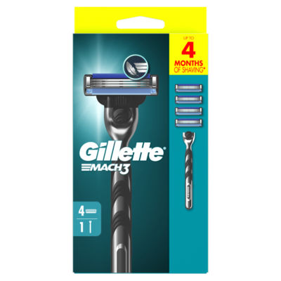 Gillette Mach3 Starter Kit H+4 Blades