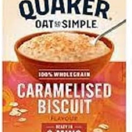 Quaker Oats Oat So Simple Caramelised Biscuit Sachet Multipack 10x33.4g