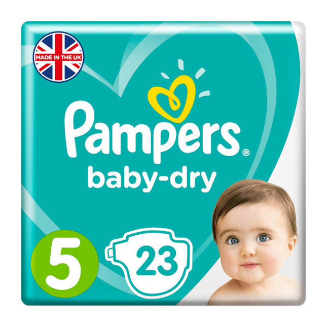 Pampers Baby Dry Taped Size 5 Carry Pack 23s