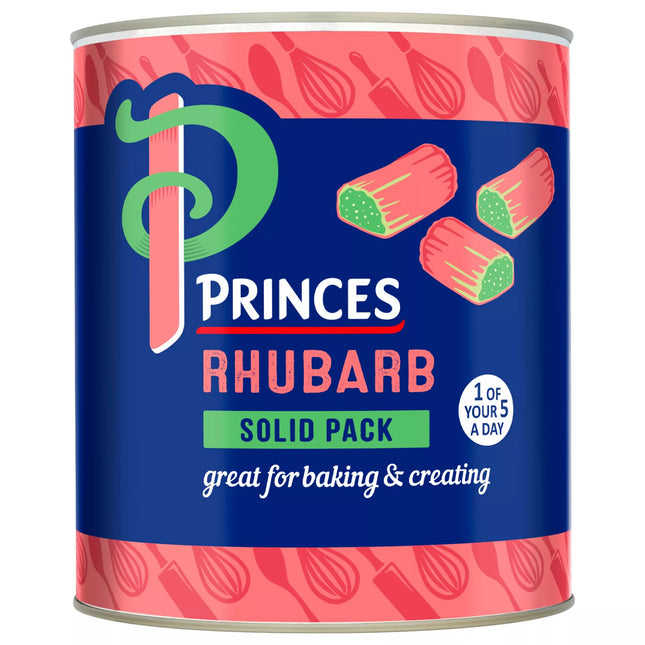 Princes Solid Pack Rhubarb 2.82Kg