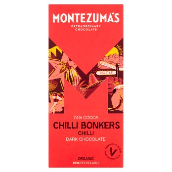 Montezumas Chilli Bonkers Dark With Chilli Bars 90g