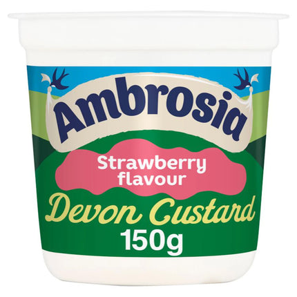 Ambrosia CUSTARD STRAW POT 12/120G (FSV)