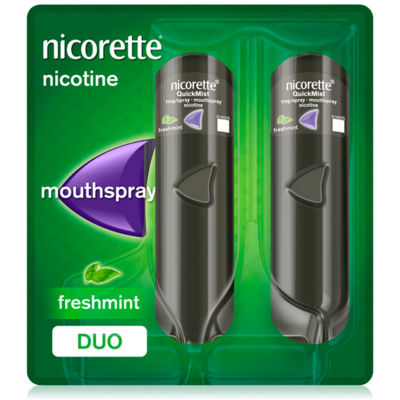 Nicorette Mint Mouthspray (1mg) - Twin Pack