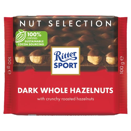 Ritter Sport Dark Whole Hazelnut 100g