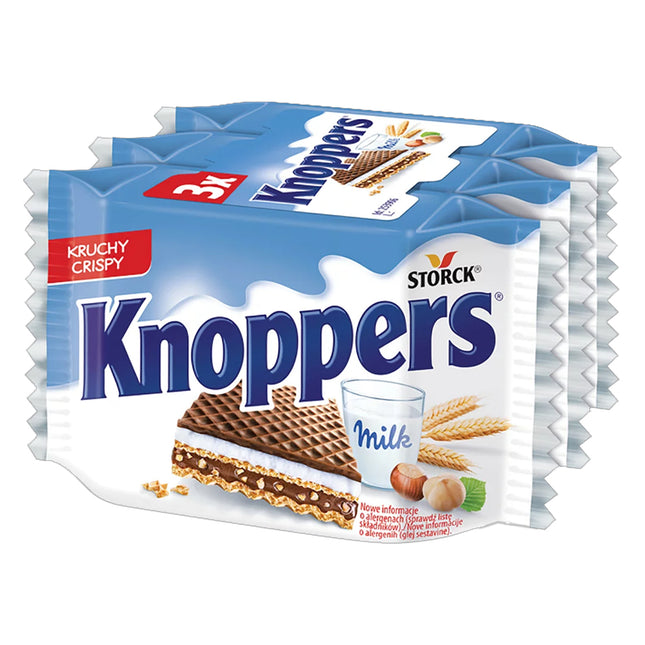Storck Knoppers Filled Wafers 3 x 25g