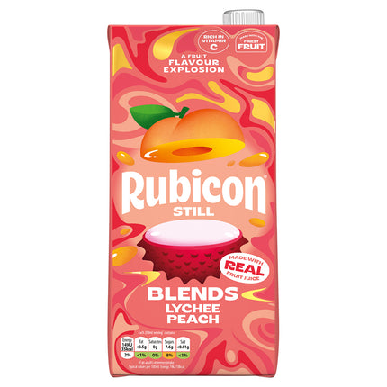 Rubicon Still Blends Lychee Peach 1L