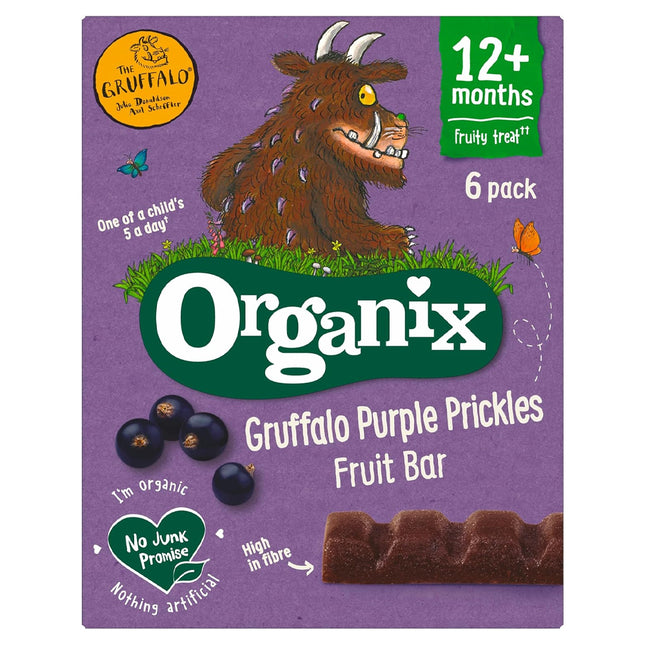 Organix Gruffalo Blackcurrant Fruit Bar 6x17g