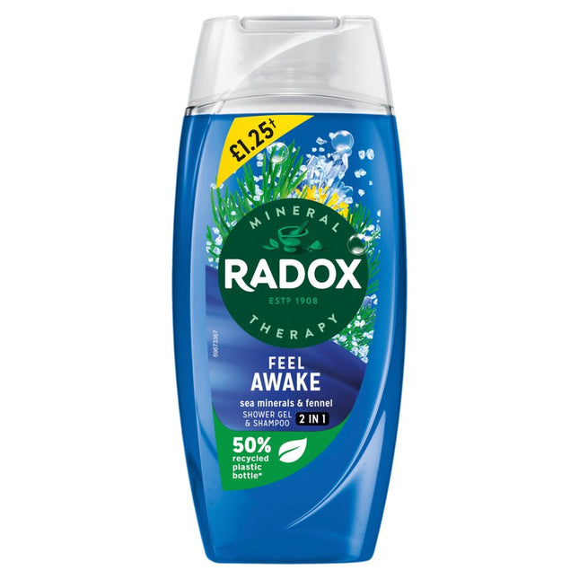 Radox Shower Gel 225ml Feel Awake PMP 1.25