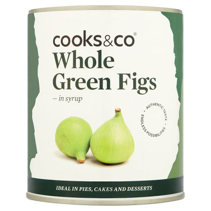 Cooks&Co Green Figs in Light Syrup 820g