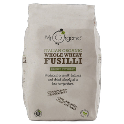 Mr Organic Whole Wheat Fusilli Pasta 500g