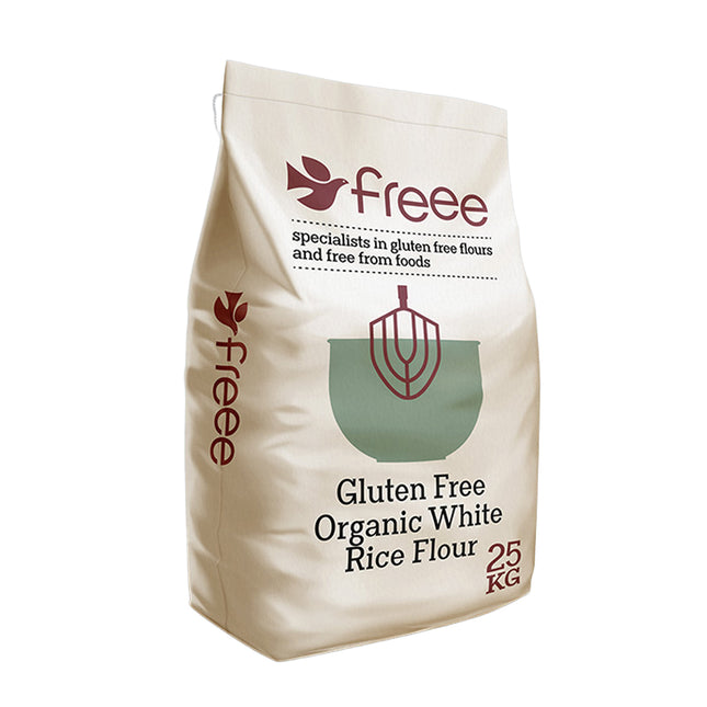 Freee Gluten Free Organic White Rice Flour 25kg