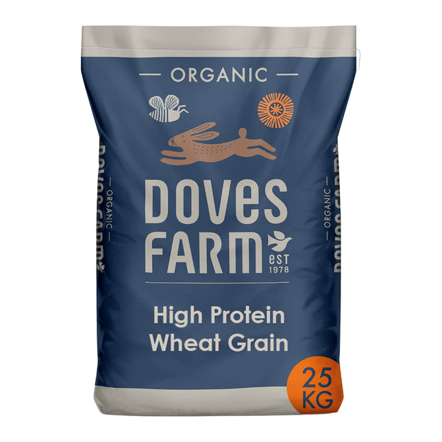 Doves Farm Organic High Protein Wheat Grain 25kg