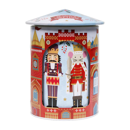 Grandma Wild's Nutcracker Rotating Musical Tin 200g