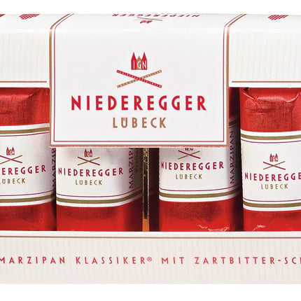 Niederegger Dark Chocolate Covered Marzipan Mini Loaves In Gift Box 100g