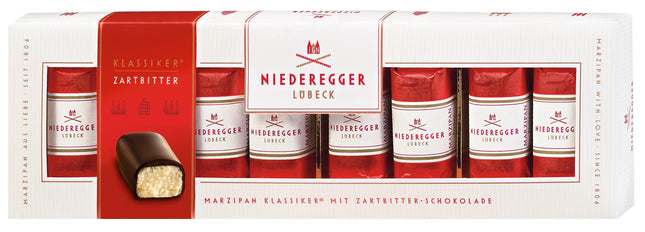 Niederegger Dark Chocolate Covered Marzipan Mini Loaves In Gift Box 100g