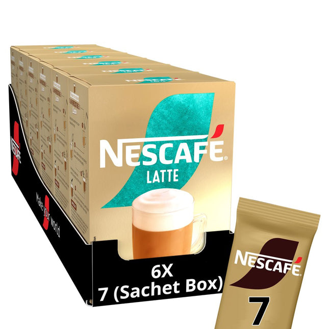 Nescafe Latte 7 Sachets 126g