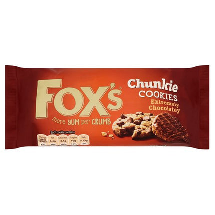 Fox's Chunkie Cookies Extremely Chocolatey 157g