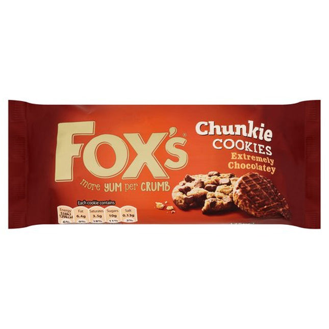 Fox's Chunkie Cookies Extremely Chocolatey 157g