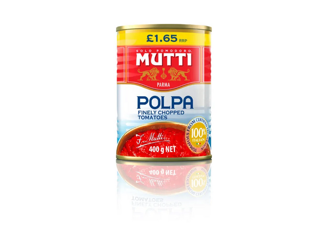 Mutti Finely Chopped Tomatoes PMP 400g