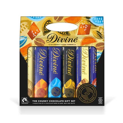 Divine Chocolate The Chunky Chocolate Gift Pack 210g