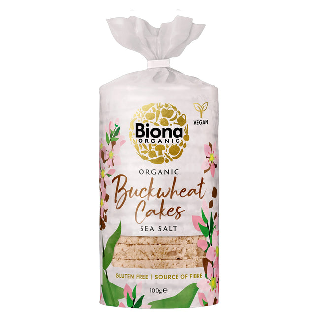 Biona Organic Buckwheat Cakes Gluten Free 100g