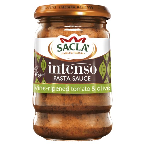 Sacla Tomato & Olive Intenso 190g