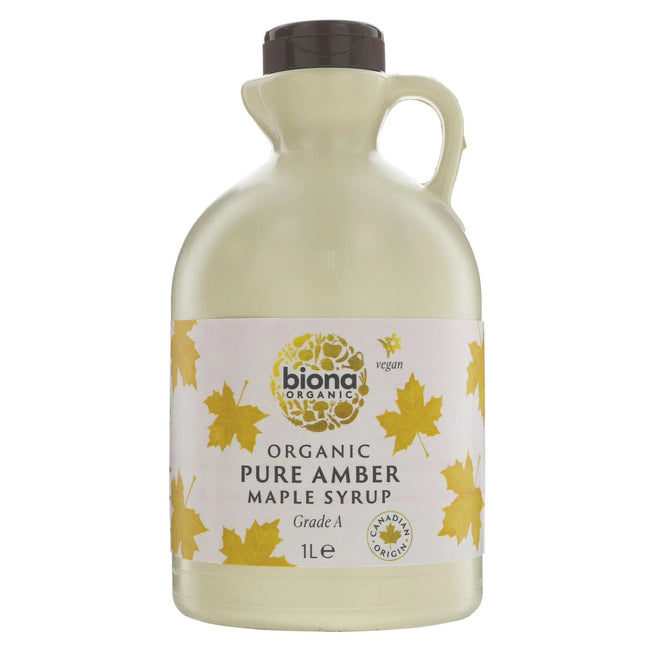 Biona Organic Pure Maple Syrup Amber Grade A 1L