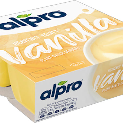 Alpro Heavenly Velvet Vanilla Dessert 4x125ml