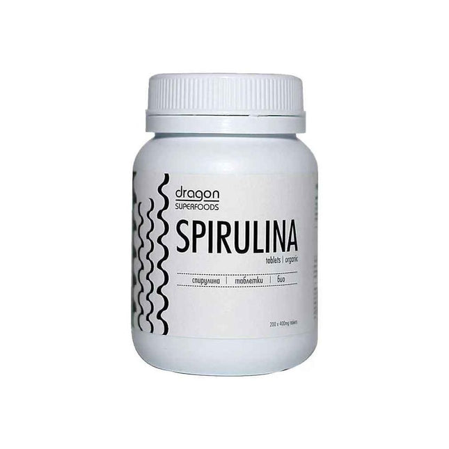 Dragon Superfoods Spirulina Tablets (200 Tabs x 400mg) 80g