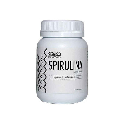 Dragon Superfoods Spirulina Tablets (200 Tabs x 400mg) 80g