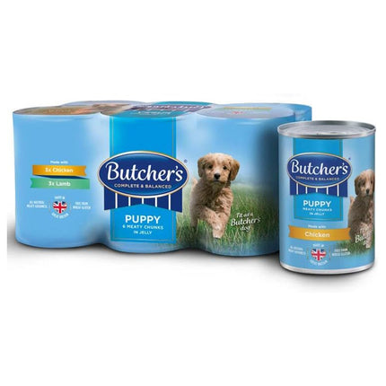 Butcher's Puppy Chunks in Jelly (6x400G)