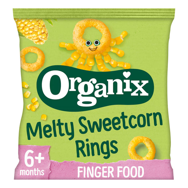 Organix Melty Sweetcorn Rings 20g