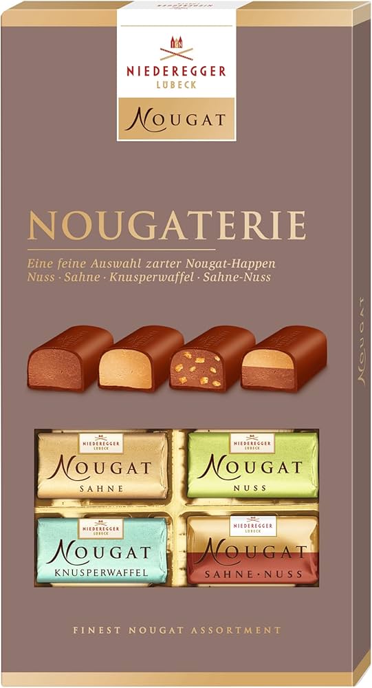 Niederegger Nougaterie Selection Of Creamy Praline Mini Loaves In Gift Box 200g