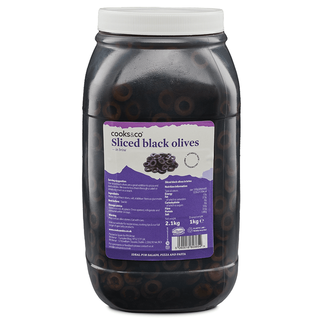 Cooks&Co Sliced Black Olives 2.1kg