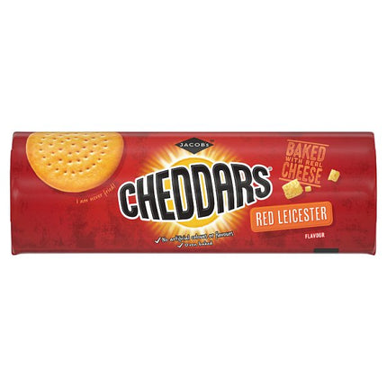 Jacob's Cheddars Red Leicester Flavour Cheese Biscuits 150g