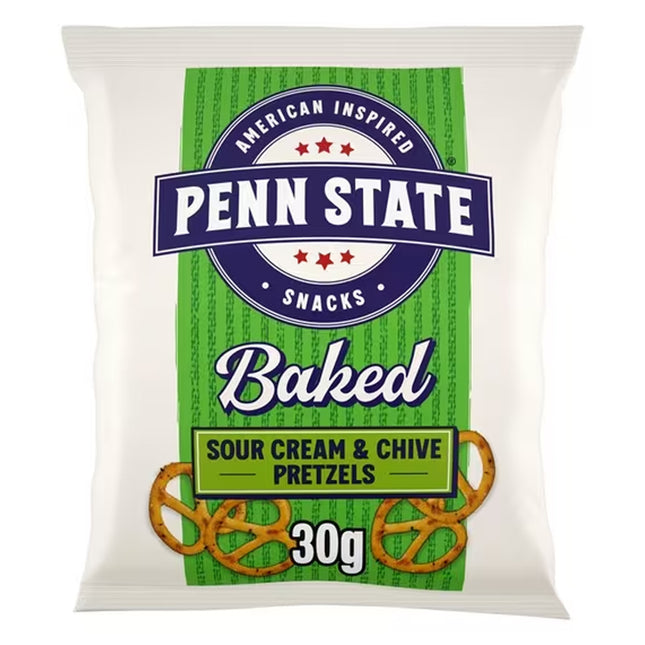 Penn State Sour Cream & Chive Pretzels 30g