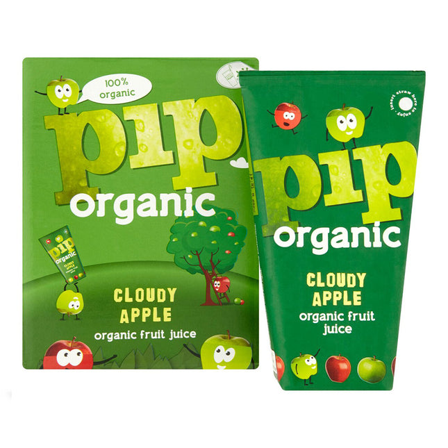 Pip Organic Kids Cloudy Apple Juice 4 x 180ml