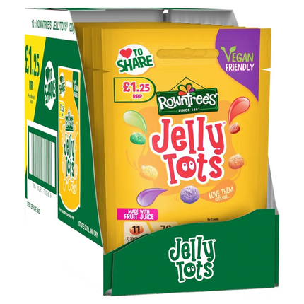 Rowntree's Jelly Tots Pouch PMP £1.25 120g