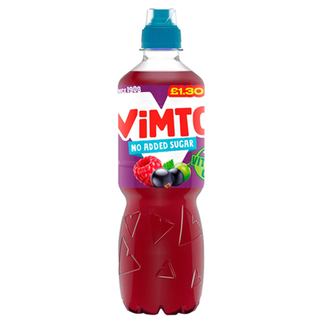 Vimto Still No Added Sugar Sportscap PMP £1.30 500Ml